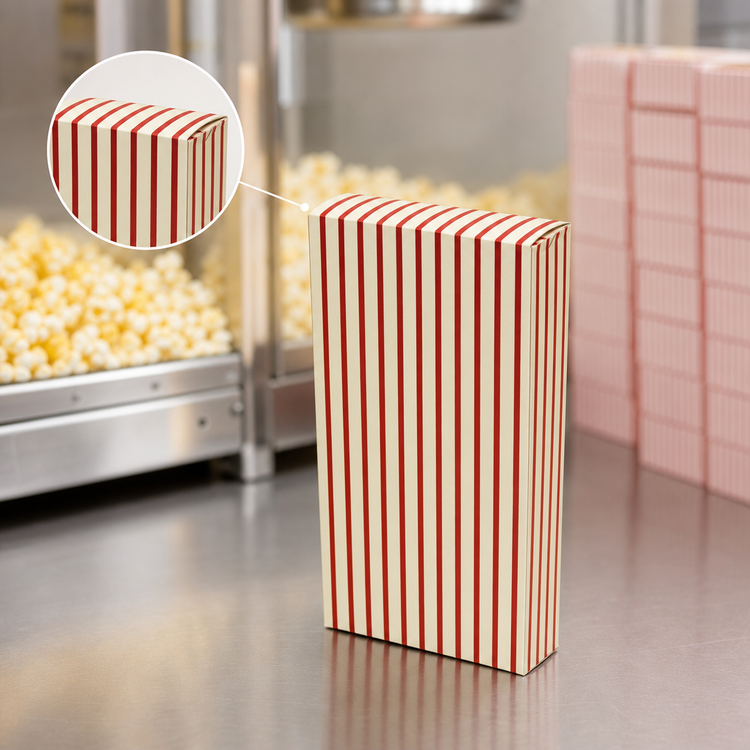 Product image #3 for Benchmark Closed-Top Popcorn Box, 0.75 oz, 4 x 2 x 6.5 Inch, Case of 500