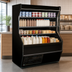 Thumbnail image #3 for Howard-McCray 32E Series 50-Inch Dairy Open Merchandiser, Open Front, Self-Contained Refrigeration, Black, LED Lighting