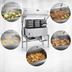 Thumbnail image #3 for Skittle SKG15-9 Gas Multi-Function Tilting Skillet / Braising Pan