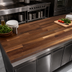 Thumbnail image #3 for Boos Block American Black Walnut Kitchen Countertop, 132 x 25 Inch, 1-1/2 Inch Thick, Varnique Finish, No Backsplash