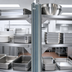 Thumbnail image #3 for Eagle Back-To-Back Aluminum Cantilevered Shelving Upright, 72 Inch, Floor-To-Ceiling Mount