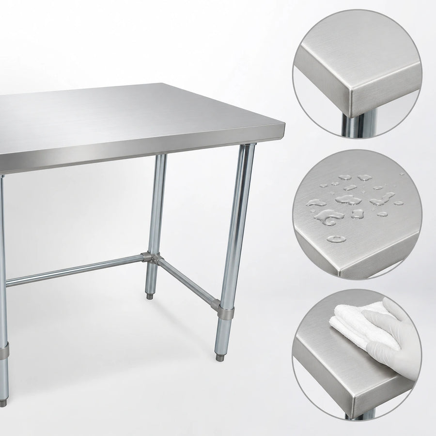 16-Gauge T-304 Stainless Steel Top