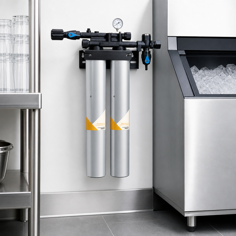 Product image #3 for Everpure Twin Ice Maker Water Filtration System, 5 Micron, 5 GPM, 50,000 Gallon Capacity