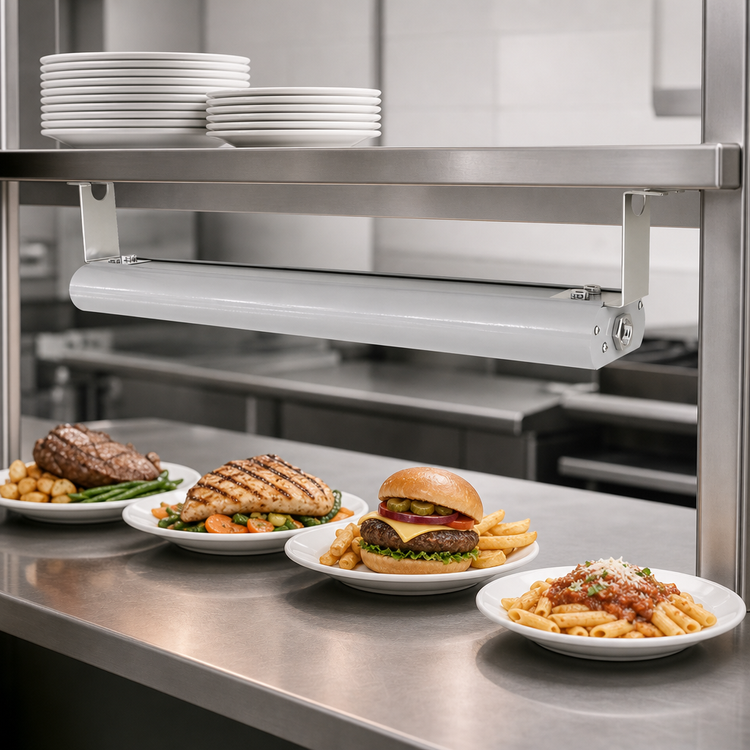Product image #3 for Vollrath 42-Inch Low Profile Unlighted Single Strip Heat Lamp, 208V