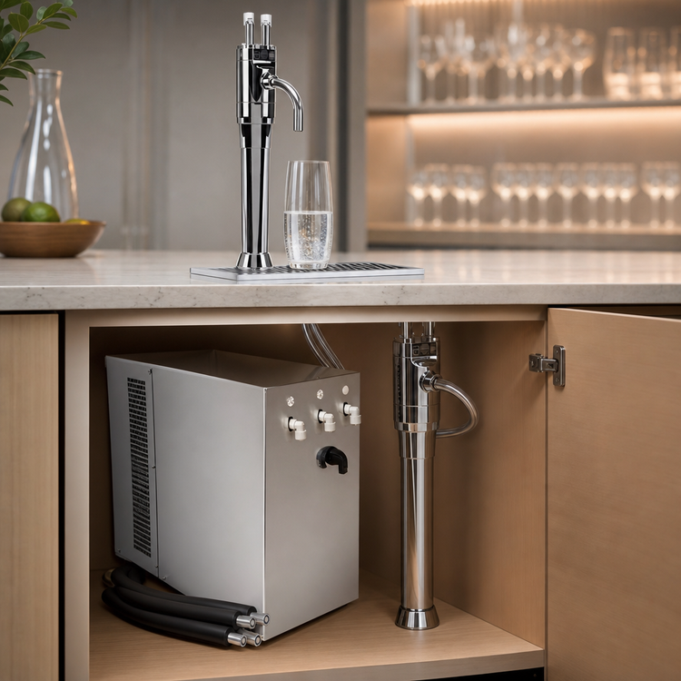 Product image #3 for Micro Matic Commercial Undercounter Sparkling & Still Water Dispenser with Xenia Tower