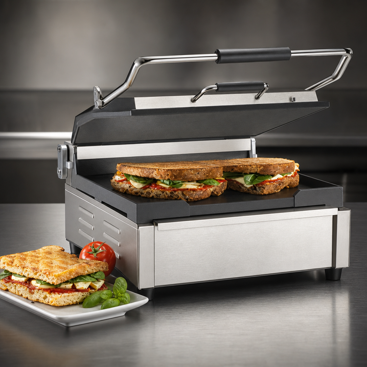 Product image #3 for Waring Tostato Supremo Large Electric Flat Cast Iron Panini Press