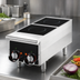 Thumbnail image #3 for Vollrath Cayenne Heavy-Duty Dual Hob Countertop Induction Range, Manual Control, 208-240V