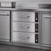 Thumbnail image #3 for Hatco Built-In Single-Drawer Stainless Steel Drawer Warmer with Thermostatic Controls