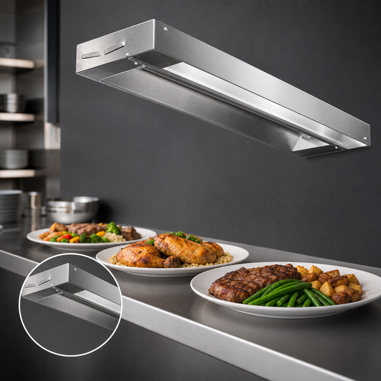 Product image #3 for RedHots 36-Inch Unlighted Strip Heat Lamp with Remote, 208V