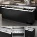 Thumbnail image #3 for True TD-95-38-HC Flat Top Bottle Cooler with Stainless Steel Countertop and 3 Lids