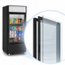 Thumbnail image #4 for KoolMore 6 Cu. Ft. One-Door Glass Door Merchandiser Refrigerator, Bottom Mount, Black