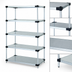 Thumbnail image #3 for Quantum Solid Shelving Starter Kit, 24 x 18 x 63 Inches, Stationary