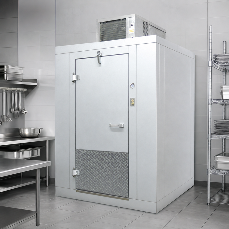 Product image #3 for Arctic Industries 6' x 6' Indoor Walk-In Freezer with Floor and Self-Contained Refrigeration