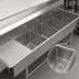 Thumbnail image #3 for John Boos Pro-Bowl 4-Compartment Stainless Steel Sink with Left Drainboard, 12-Inch Deep Bowls
