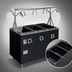 Thumbnail image #3 for Vollrath 2-Series Affordable Portable Deluxe 4-Well Mobile Hot Food Station with Buffet-Style Breath Guard