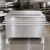 Thumbnail image #3 for BK Resources US-3060S 60 Inch Stainless Steel Self-Serve Counter with Built-In Urn Trough and Tray Shelf