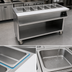 Thumbnail image #3 for Spec-Master SPHT5CB-208-3 5-Well Electric Sealed Well Mobile Hot Food Table with AutoFill
