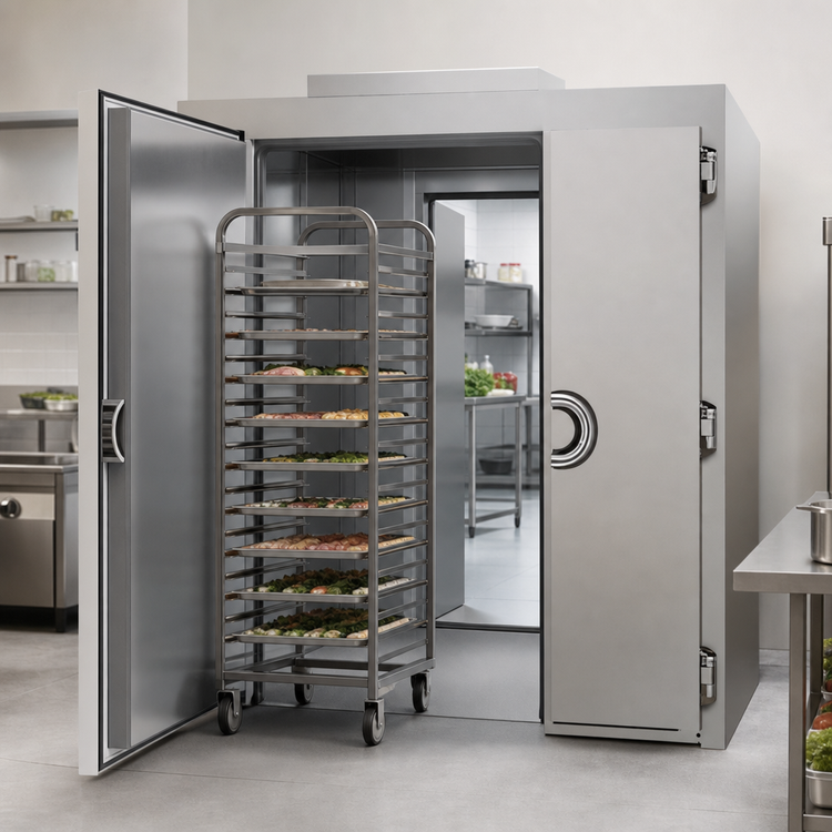Product image #3 for Irinox MultiFresh MF 750.2 4T Pass-Thru Roll-In Blast Chiller and Shock Freezer with Remote Condensing Unit