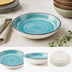 Thumbnail image #4 for Mingle™ 6-Inch Round Melamine Serving Bowl, 17 oz, Aqua