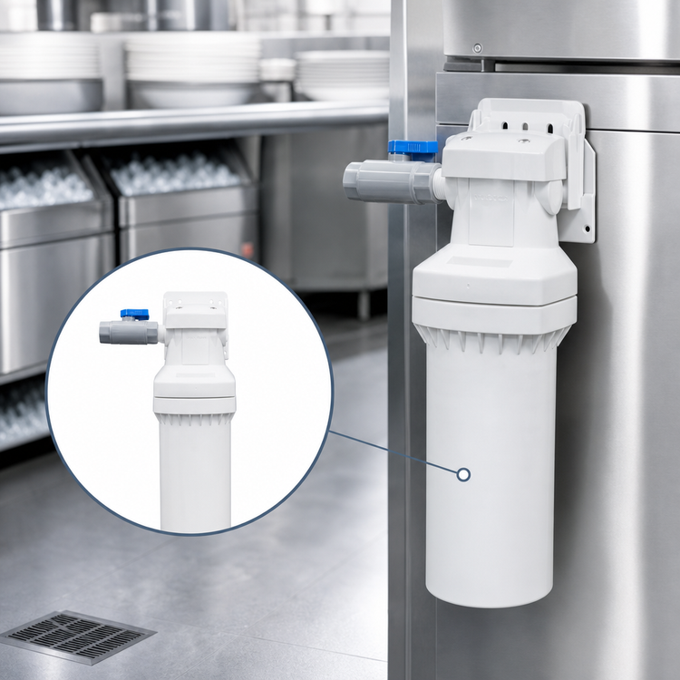 Product image #3 for Ice-O-Matic IFQ1-S Single Cartridge Ice Maker Water Filter Manifold, 6,000-Gallon Capacity