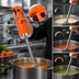 Thumbnail image #3 for Dynamic Senior PMX98 Variable-Speed Immersion Blender with 12-Inch Stainless Steel Shaft, 230V