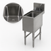 Thumbnail image #3 for Advance Tabco Prestige (Supreme) Stainless Steel Underbar Hand Sink with Deck-Mount Faucet, 12 x 25 x 36 Inches