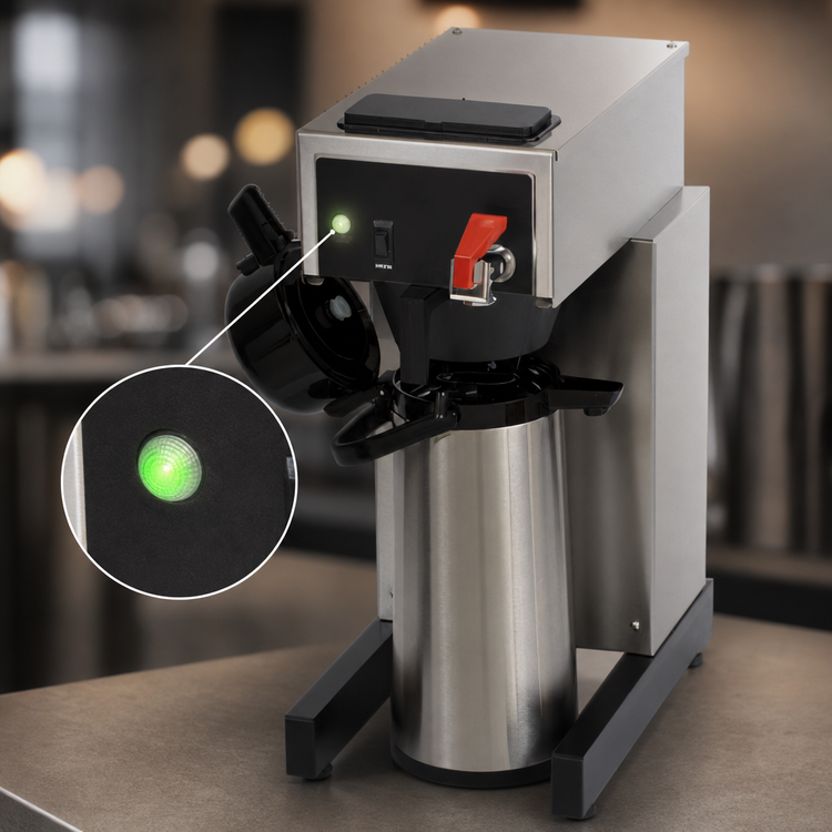 Product image #3 for Bloomfield Gourmet 1000 Automatic Fill Single Airpot Coffee Brewer with Hot Water Faucet, 120V