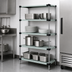 Thumbnail image #3 for Quantum 5-Shelf Stationary Solid Stainless Steel Shelving Starter Kit, 42