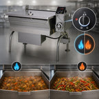 Thumbnail image #3 for Cleveland Range Quick Ship SGL40T1NATHTPQS 40-Gallon Natural Gas Tilting Skillet, Open Base, Manual Tilt, Stainless Steel