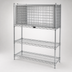 Thumbnail image #3 for Eagle SECM1836FC-X 36 Inch W x 18 Inch D Chrome Security Enclosure Kit with Flip-Up Door