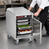 Thumbnail image #3 for Handy Line Mobile Undercounter Heated Holding Cabinet, 1 Compartment, 5 Full-Size Pan Capacity