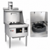 Thumbnail image #3 for MasterRange One-Chamber Gas Wok Range with Flue, Stainless Steel Deck and Sides