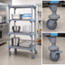 Thumbnail image #3 for Quantum Millenia Mobile Polymer Shelving Starter Unit, 24 x 21 x 86 Inches, 4 Shelves, Gray
