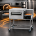Thumbnail image #3 for Lincoln Impinger II 1100 Series Electric Single-Stack FastBake Conveyor Pizza Oven Package
