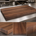 Thumbnail image #3 for Boos Block American Black Walnut Edge Grain Kitchen Countertop with Varnique Finish