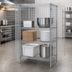 Thumbnail image #3 for Quantum 36 Inch Wide x 24 Inch Deep x 63 Inch High Stationary Chrome Wire Security Cage