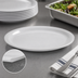 Thumbnail image #4 for Jane 10-Inch Round Narrow Rim Break-Resistant White Melamine Plate
