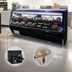 Thumbnail image #3 for Howard-McCray 40E Series Full Service Remote Refrigerated Deli Meat & Cheese Service Case, 124-1/2 Inch Wide, Straight Glass, LED