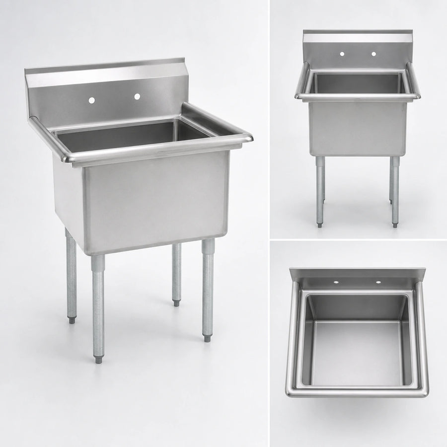 Single Compartment, No Drainboards