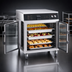 Thumbnail image #3 for Hatco Flav-R-Savor® Pass-Thru Mobile Heated Holding Cabinet with Glass Doors, 6 Full-Size Sheet Pan Capacity