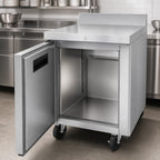Thumbnail image #3 for Hoshizaki Steelheart WR27B 27-Inch One-Section Worktop Refrigerator, Solid Door, 7.21 Cu. Ft., Stainless Steel, ENERGY STAR
