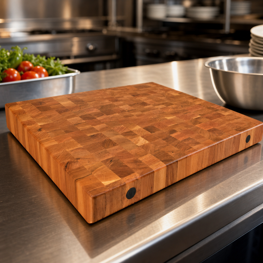 End Grain American Cherry Construction