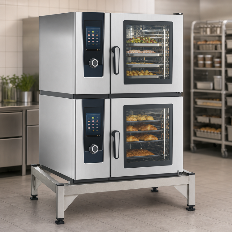 Product image #3 for RATIONAL UG I Stationary Low Open Stainless Steel Oven Stand for Combi-Duo SCC 61/CMP 61