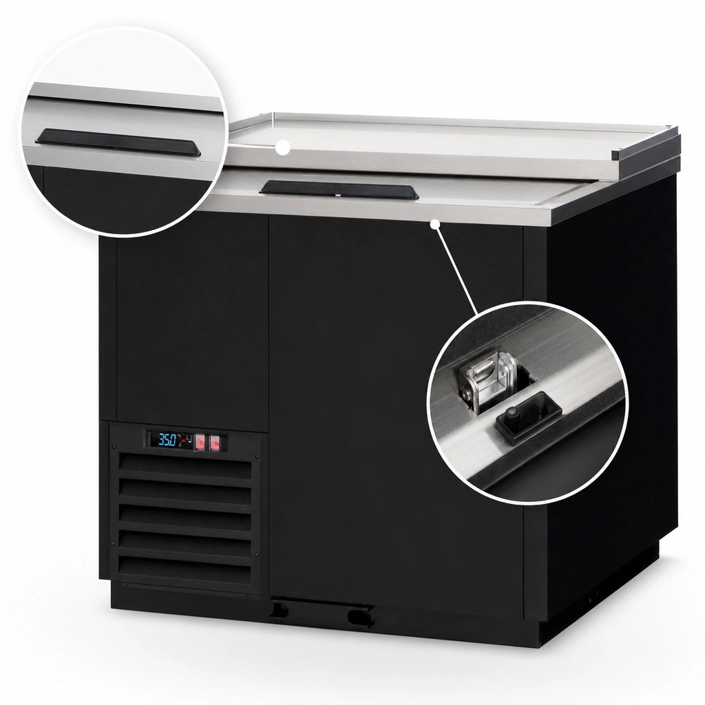 Solid Sliding Lid With Ratchet Lock