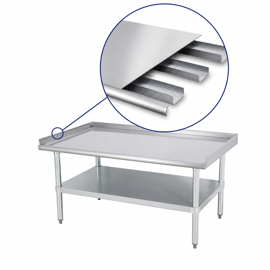 Reinforced Stainless Steel Top