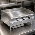 Thumbnail image #3 for Eagle Group RedHots CLAGGDTS-24-LP 24-Inch Extra-Deep Countertop LP Gas Griddle, 3/4-Inch Smooth Steel Plate, Thermostatic Safety-Pilot Controls