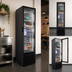 Thumbnail image #3 for Elite Series One-Section Reach-In Glass Door Merchandiser Refrigerator, 7.7 Cu. Ft., Black