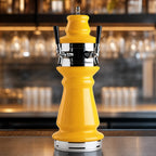 Thumbnail image #3 for Micro Matic USA CT500-2 Vienna 2-Faucet Countertop Air-Cooled Ceramic Draft Beer Tower
