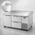 Thumbnail image #3 for True SPEC Series Two-Section Deep Work Top Refrigerator with 1 Door and 2 Drawers, Stainless Steel, 67-1/4 Inch Wide