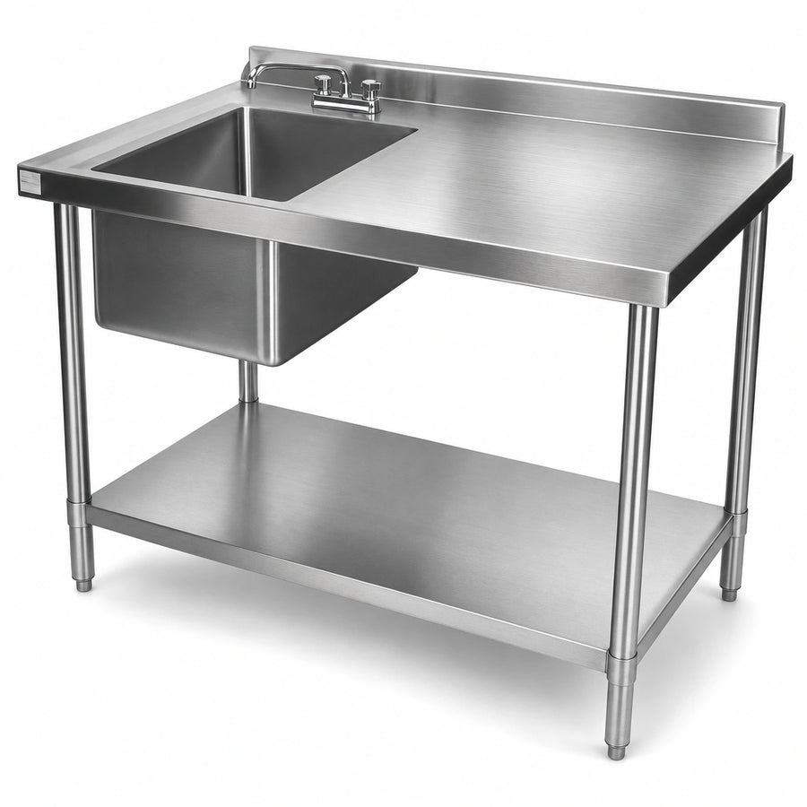 18-Gauge Stainless Steel Top